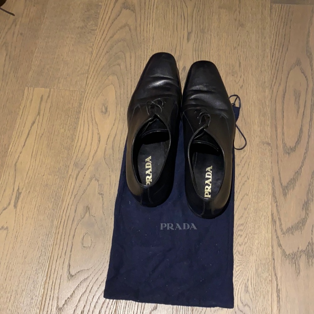 Prada Black Tie shoes
